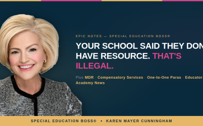 Blog 5 Resource Rooms Are Required Under IDEA — Plus MDR, Compensatory Services & More | Special Education Boss®